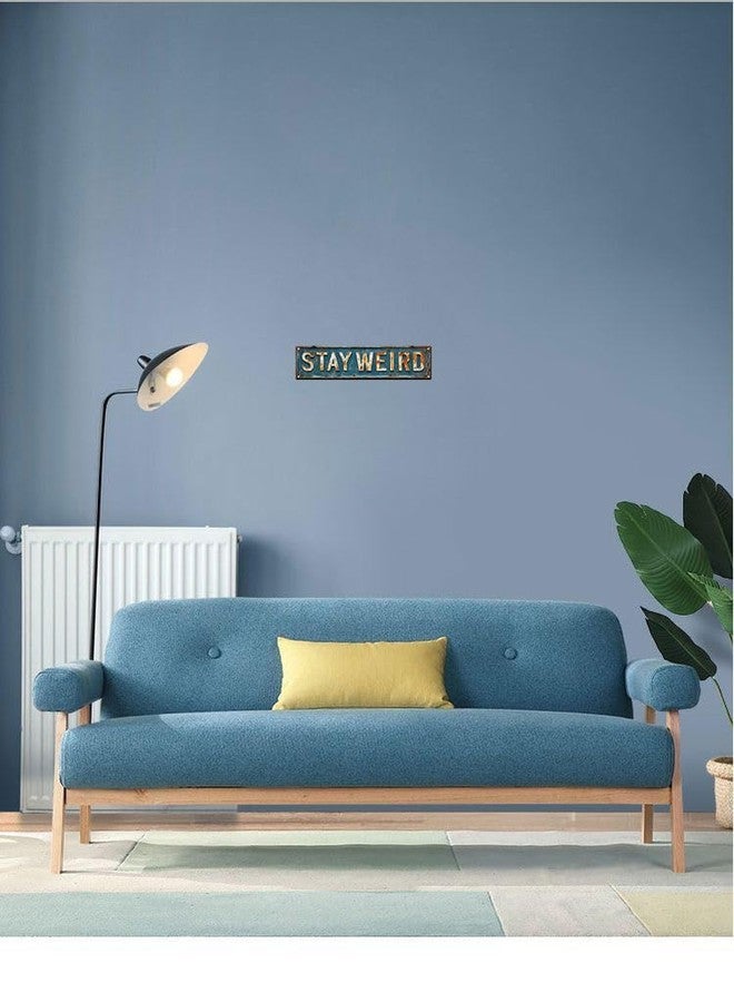 FunnySign Stay Weird Metal Sign - 4x16 Inches Funny Wall Decor Tin Sign for Quirky Home and Office Spaces. - Image 5